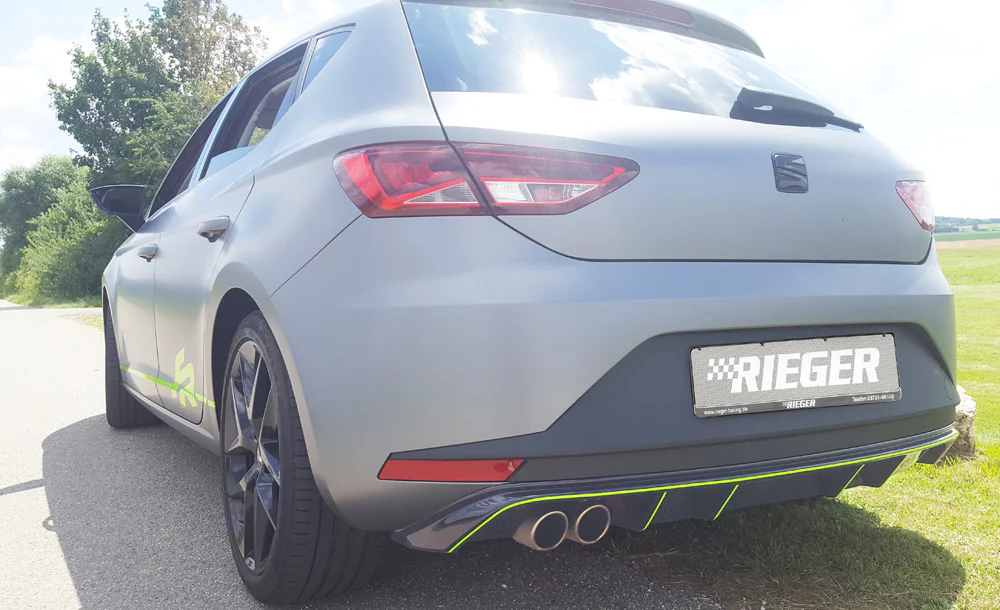 Difusor Deportivo 1 Salida, Rieger Seat Leon Fr 5f Prefacelift - Image 2