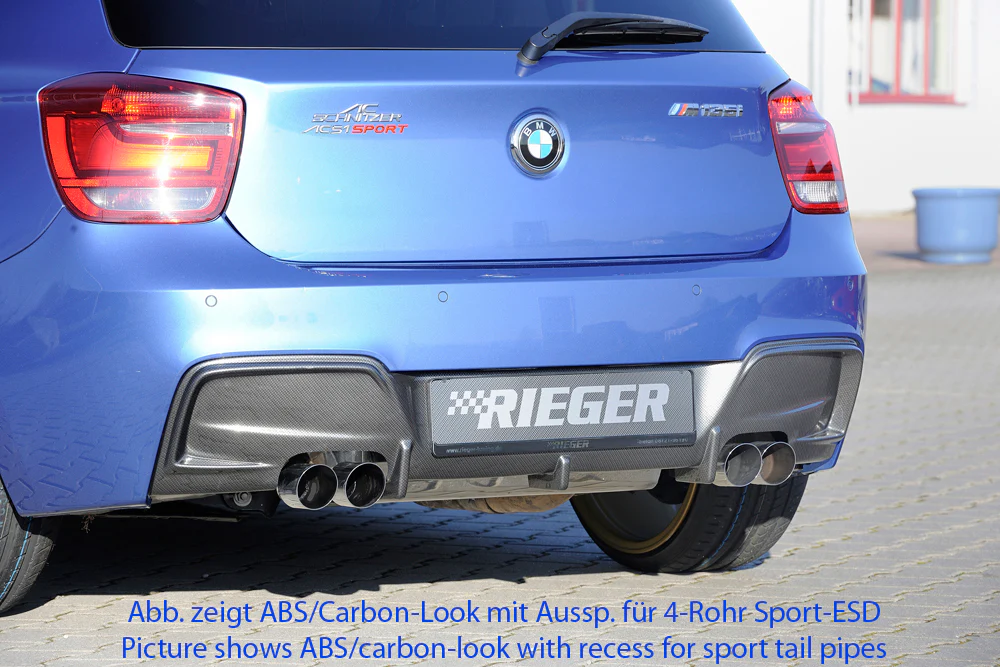 Difusor Deportivo Rieger Bmw Serie 1 F20/F21 Prefacelift M-Series - Image 2