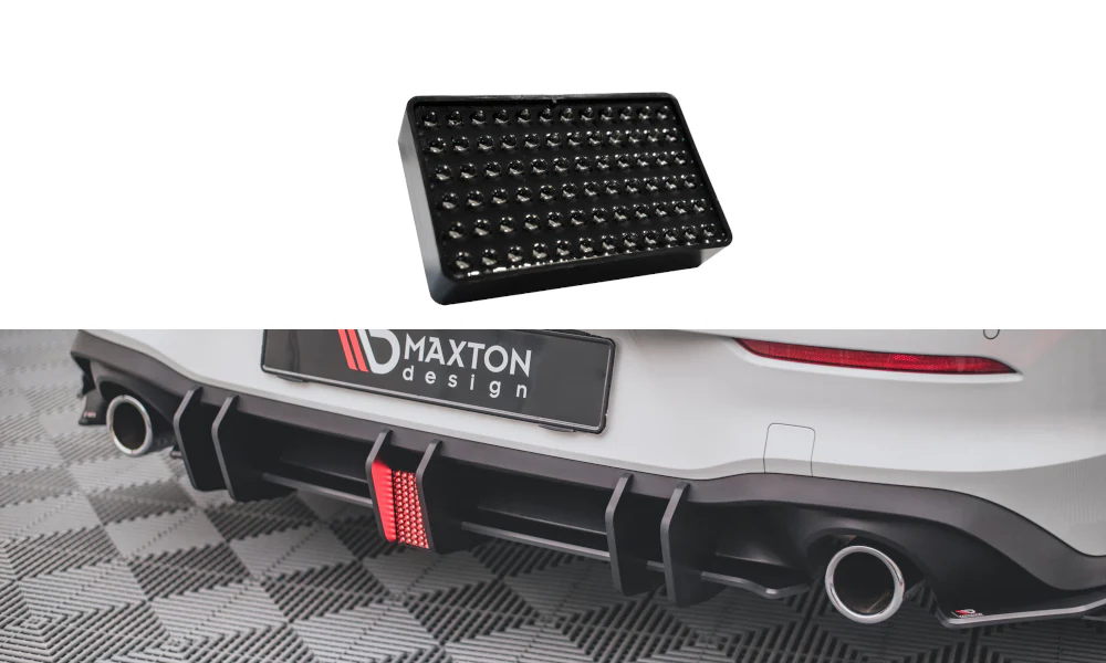 Difusor Maxton V.2 Volkswagen Golf 8 GTI con Luz LED Stop Racing Durability - Image 3