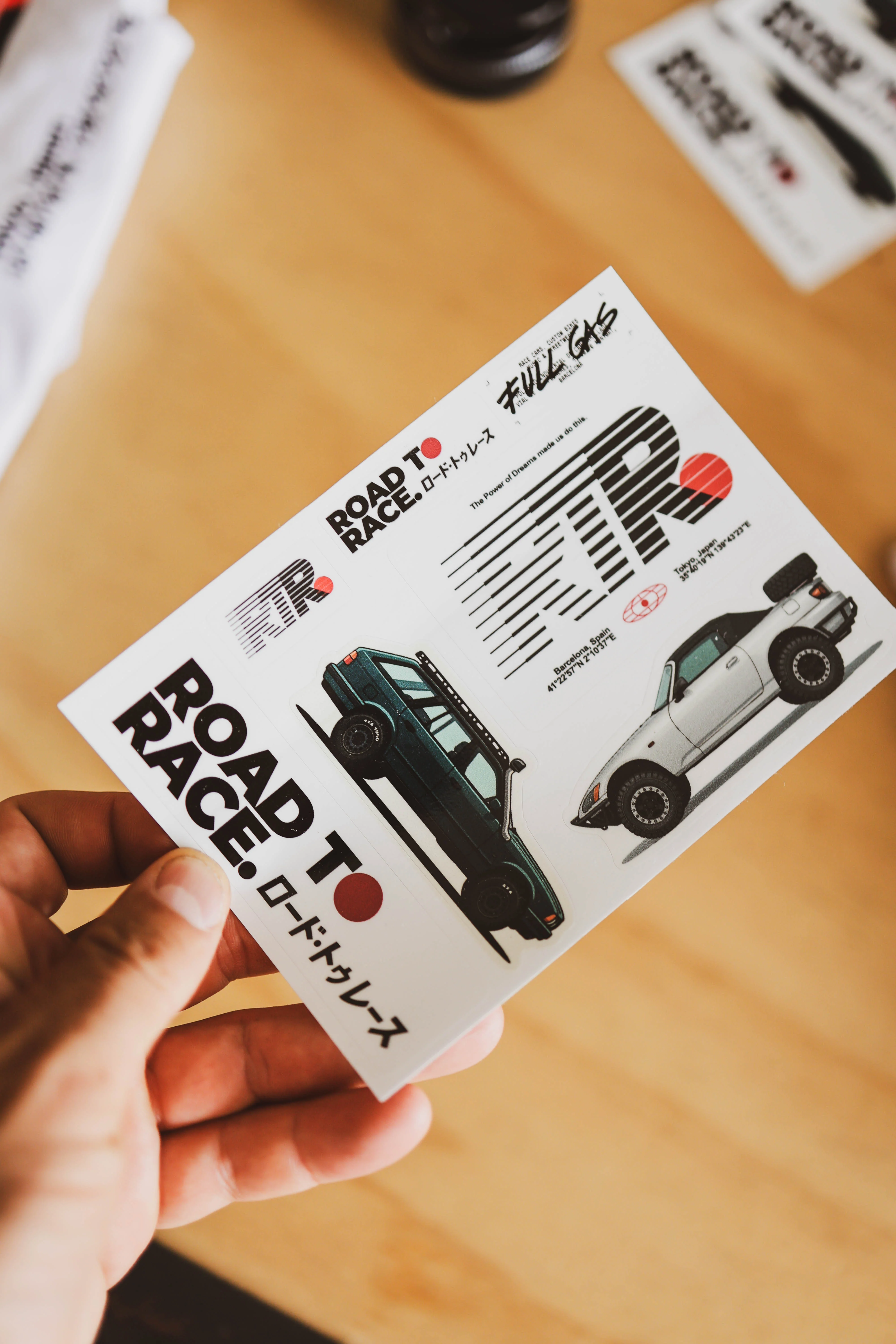 Pack Stickers "Road To Race" - Image 2
