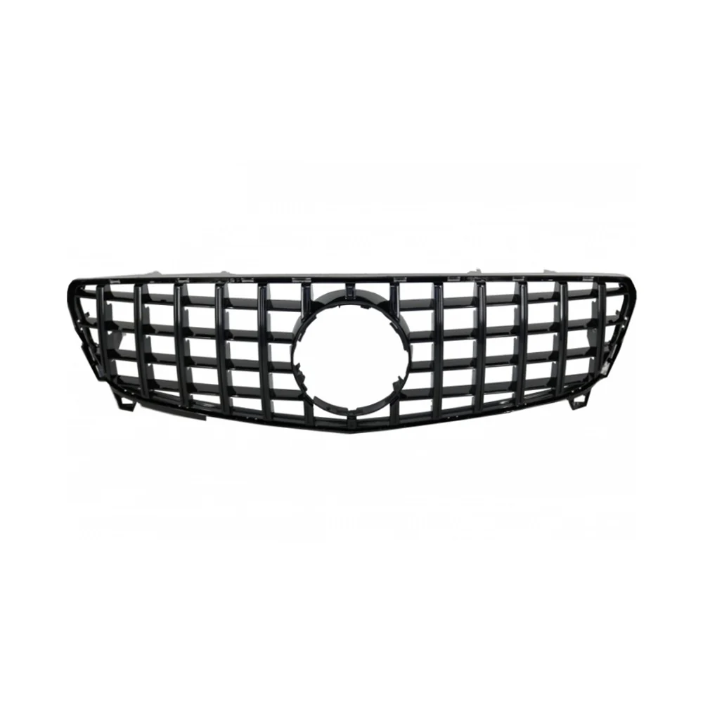 Rejilla Parrilla Central Para Mercedes Clase A W176 Look Gt-R Negra
