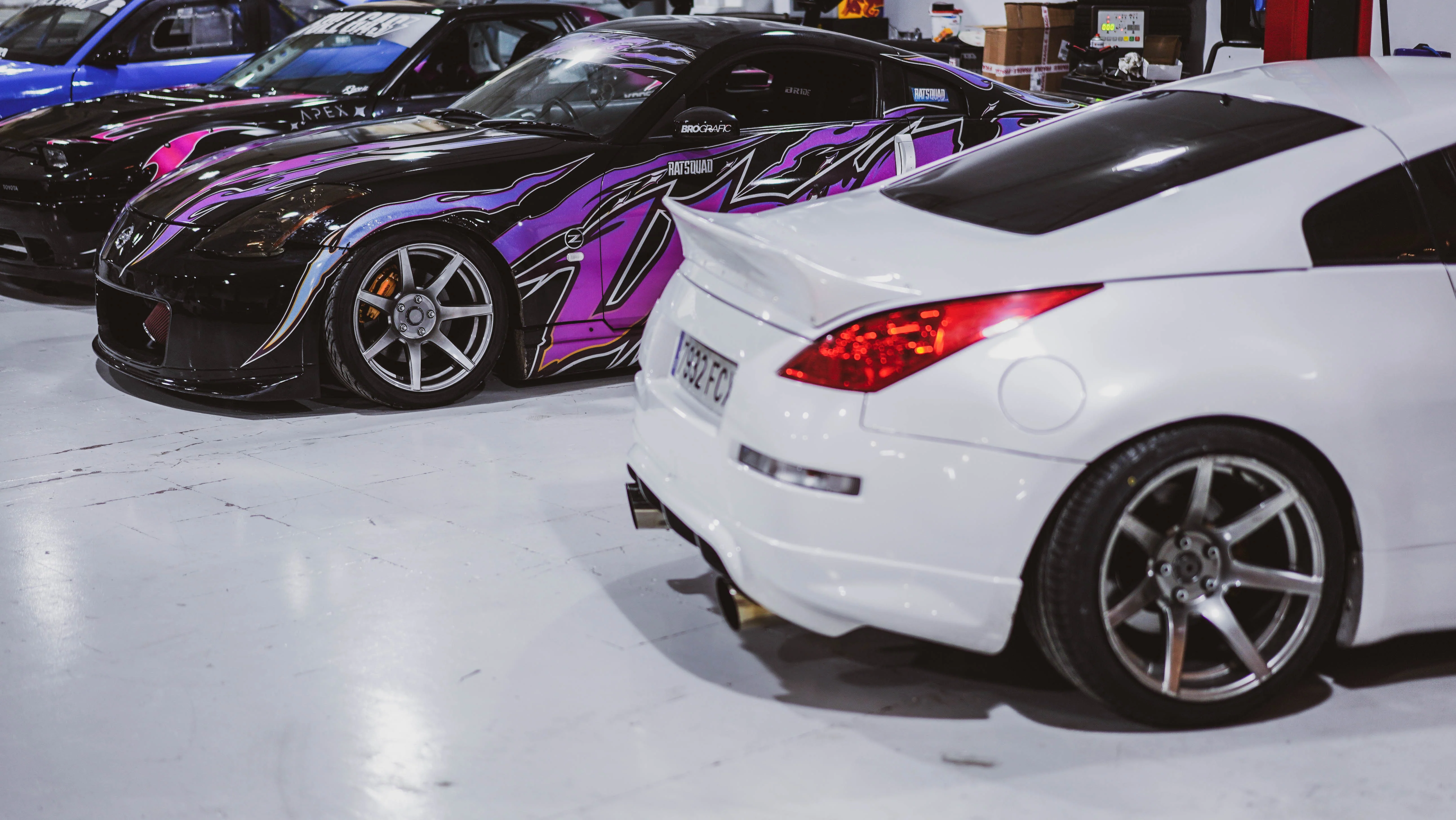 Set 4 Llantas 7twenty Style55 Para Nissan 350z - Hyper Black - Image 2